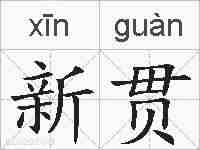 新贯的拼音