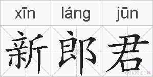 新郎君的拼音