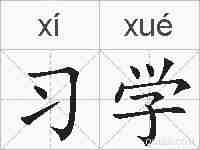 习学的拼音