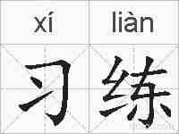 习练的拼音