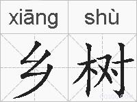 乡树的拼音
