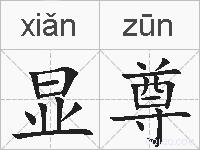 显尊的拼音