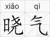 晓气的拼音