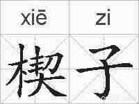 楔子的拼音