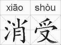 消受的拼音