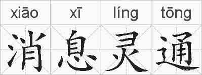 消息灵通的拼音