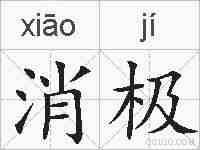 消极的拼音