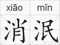 消泯的拼音