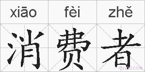 消费者的拼音