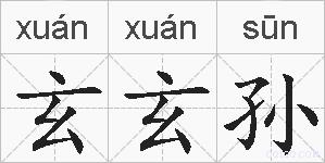 玄玄孙的拼音