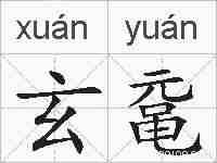 玄鼋的拼音