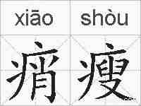 痟瘦的拼音