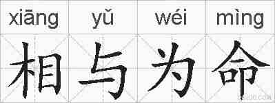 相与为命的拼音