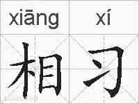 相习的拼音