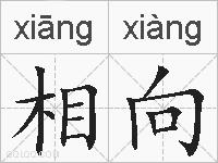 相向的拼音