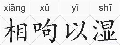 相呴以湿的拼音