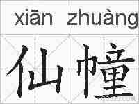 仙幢的拼音