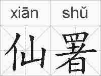 仙署的拼音