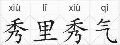 秀里秀气的拼音