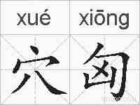 穴匈的拼音