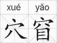 穴窅的拼音