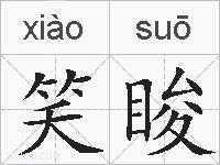 笑睃的拼音
