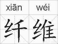 纤维的拼音