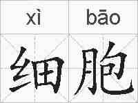 细胞的拼音