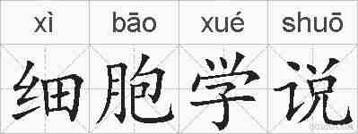 细胞学说的拼音