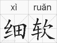 细软的拼音