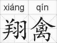 翔禽的拼音