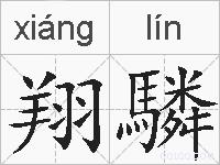 翔驎的拼音