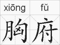 胸府的拼音
