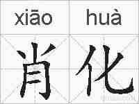 肖化的拼音