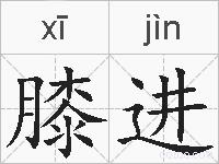 膝进的拼音