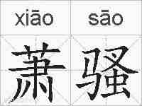 萧骚的拼音