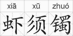 虾须镯的拼音
