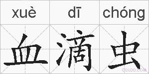 血滴虫的拼音