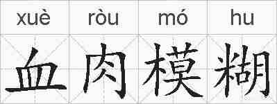 血肉模糊的拼音