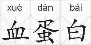 血蛋白的拼音