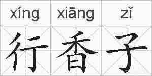 行香子的拼音