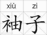 袖子的拼音