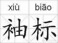 袖标的拼音