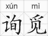 询觅的拼音