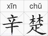 辛楚的拼音