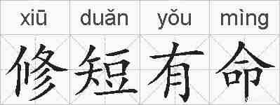 修短有命的拼音