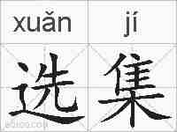 选集的拼音