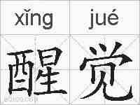 醒觉的拼音