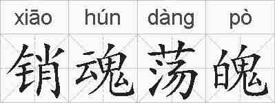 销魂荡魄的拼音