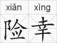 险幸的拼音